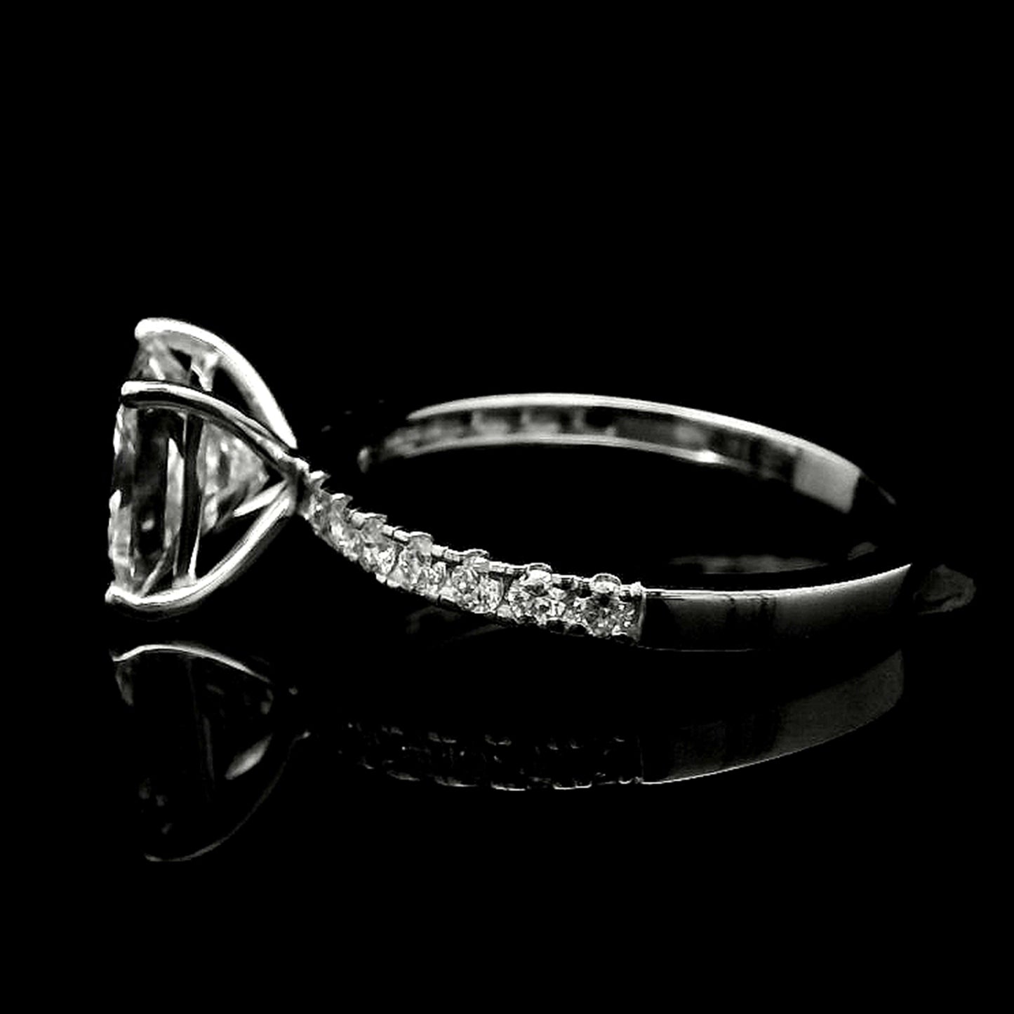 2.19 Carats Lab Grown Diamond 14K Gold Ring