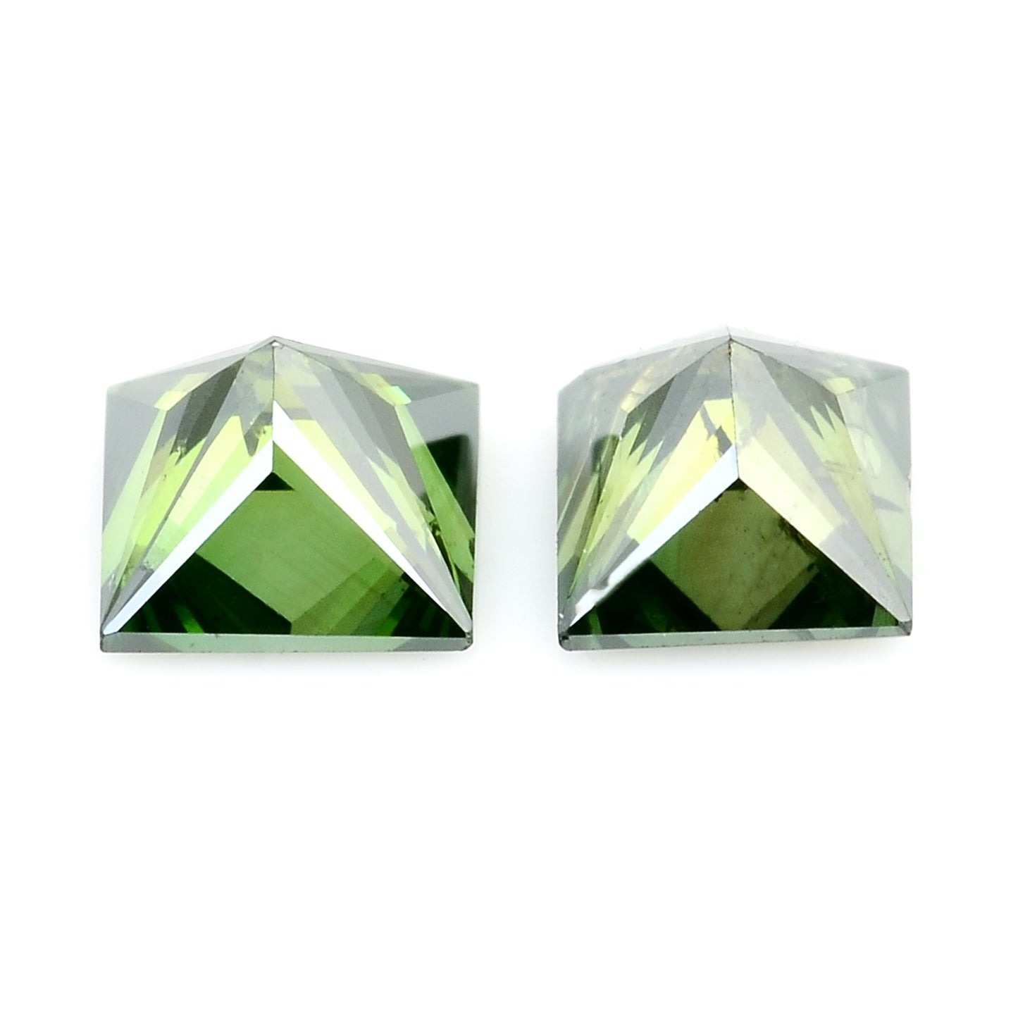 0.61 Green Diamond Sqaure Loose Gemstone
