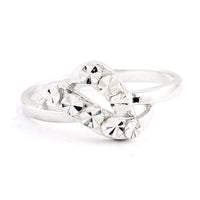 0.00 Ct Plain 925 Sterling Silver Ring