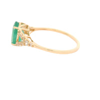 1.79 Ct Oval Emerald 14K Gold Ring