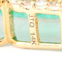 2.25 Ct Oval Natural Emerald 14K Gold Pendant