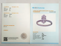 1.90 Carats Lab Grown Diamond 950 Platinum Ring