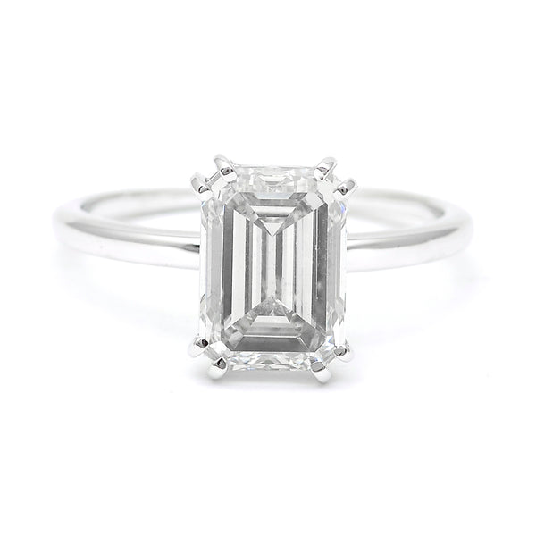 3.05 Carats Lab Grown Diamond 14K Gold Ring