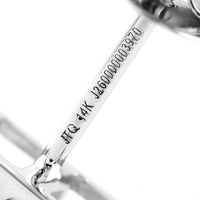 10.21 Carats Lab Grown Diamond 14K Gold Earrings