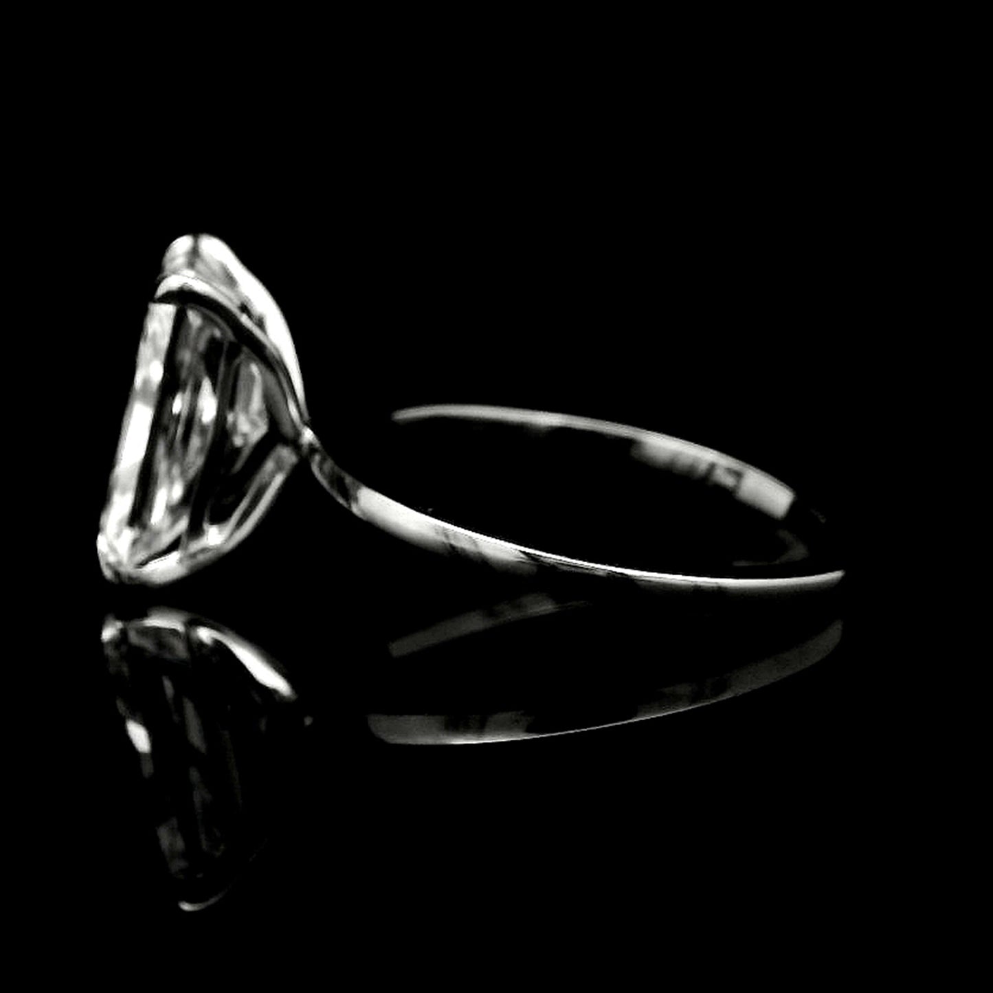 3.43 Carats Lab Grown Diamond 950 Platinum Ring