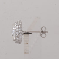 4.67 Carats Lab Grown Diamond 14K Gold Earrings