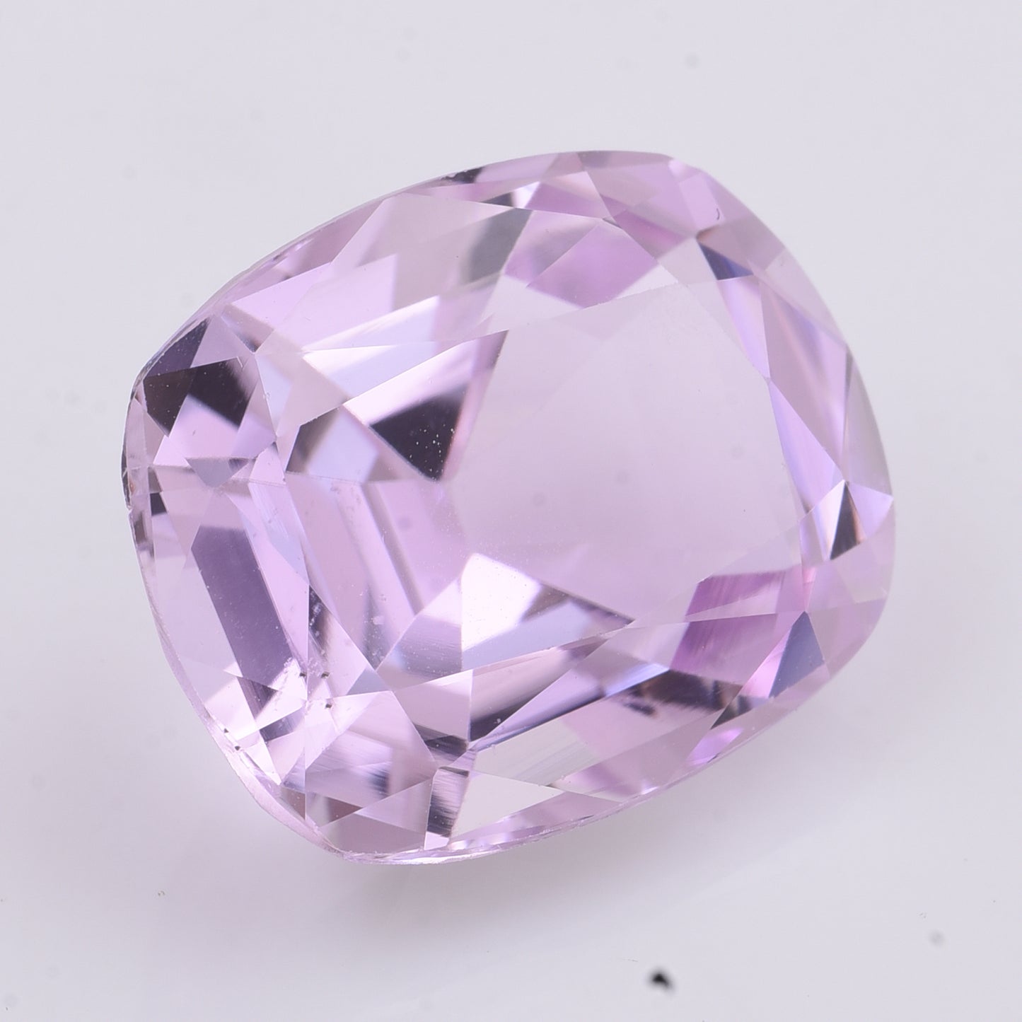 18.37 Natural Spodumene Kunzite Rectangular Cushion Mixed Cut Gemstone