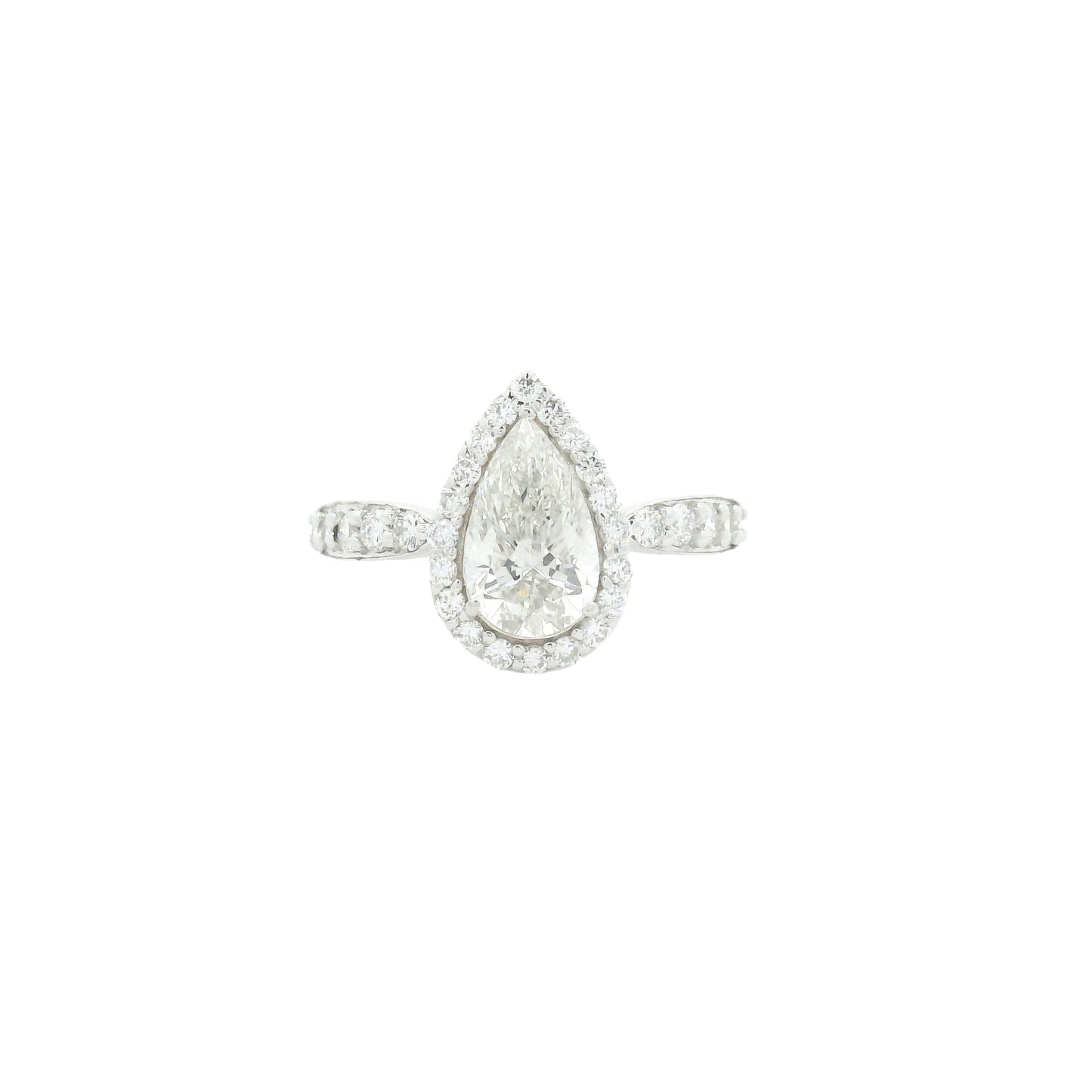 1.56 Carats Lab Grown Diamond 14K Gold Ring