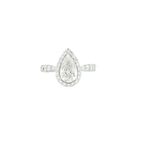 1.56 Carats Lab Grown Diamond 14K Gold Ring