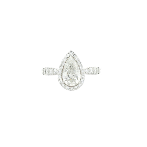1.56 Carats Lab Grown Diamond 14K Gold Ring