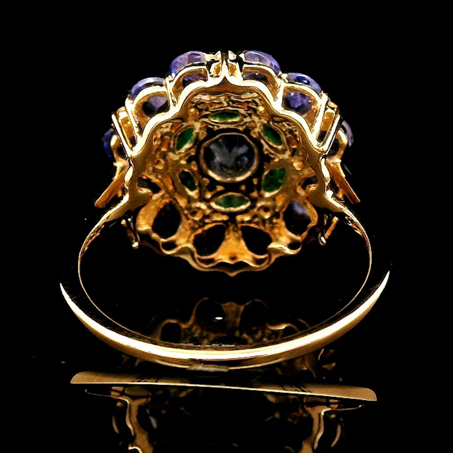 2.75 Ct Round Tanzanite 14K Gold Ring