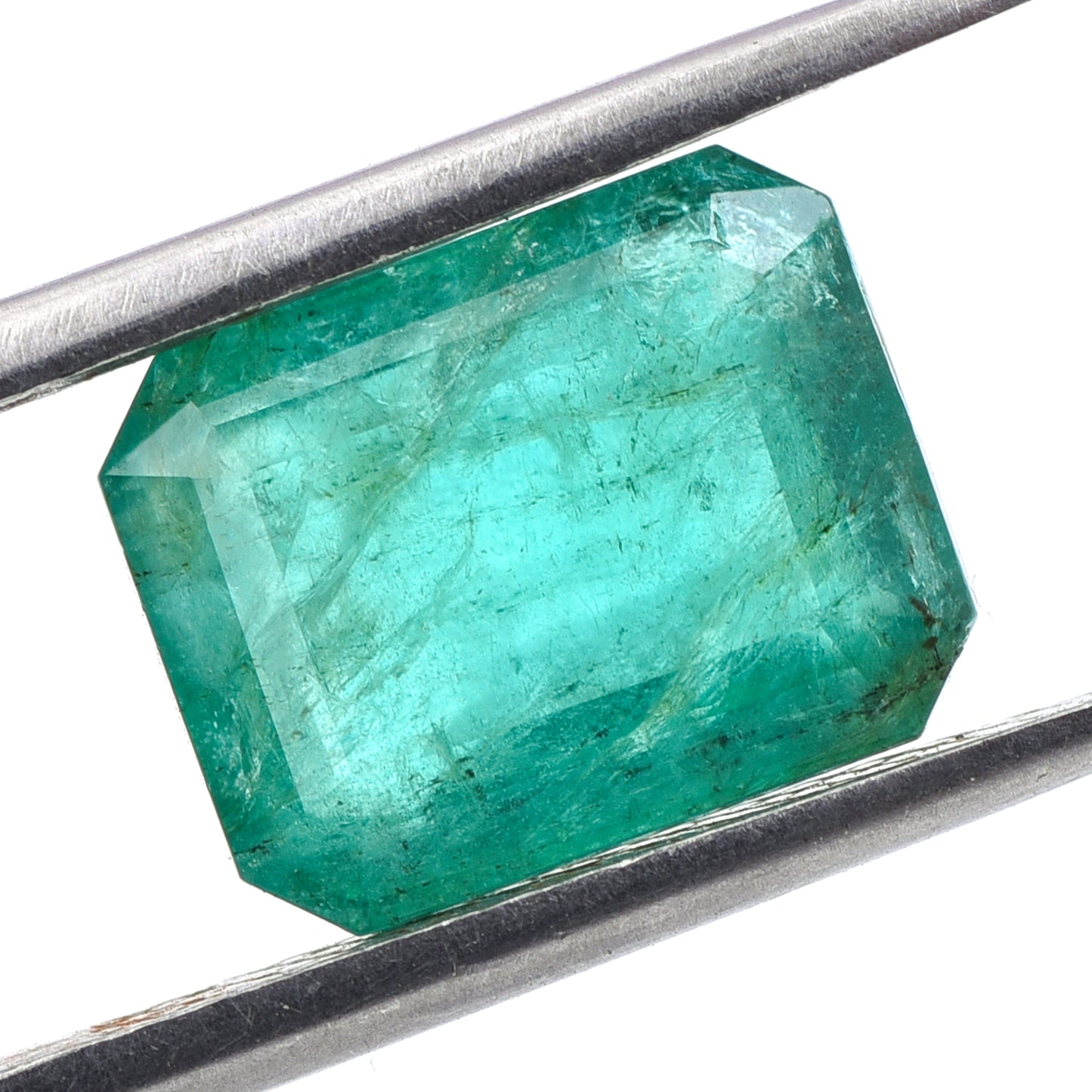 3.39 Natural Beryl Emerald Emerald Cut Gemstone