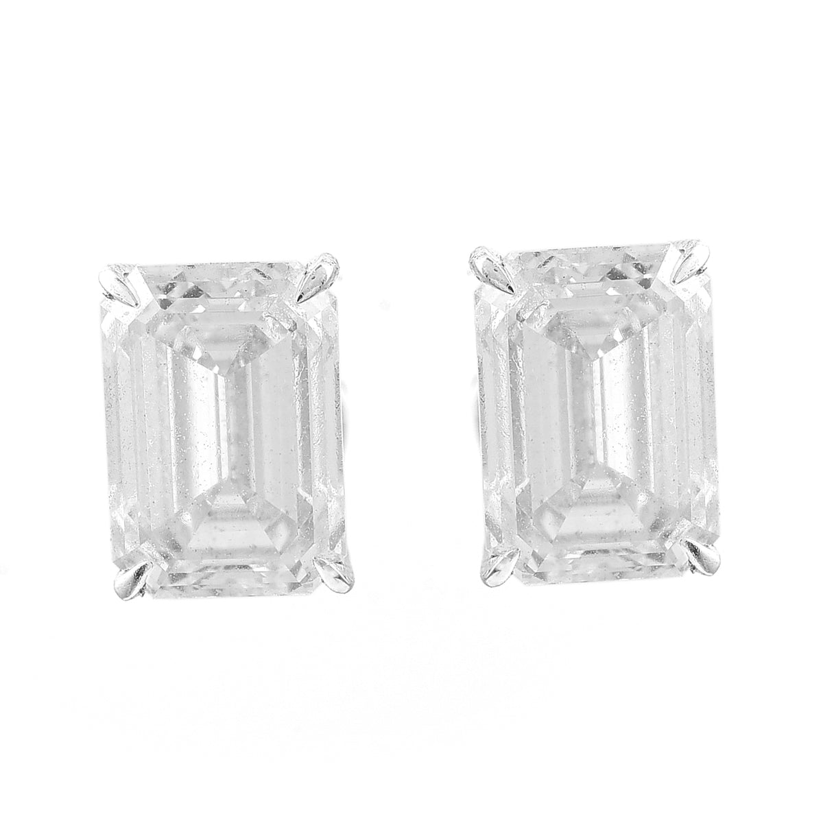 2.45 Carats Lab Grown Diamond 14K Gold Earrings