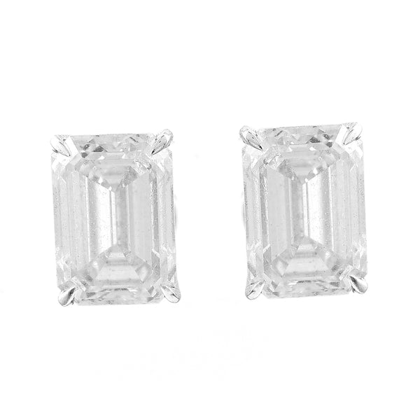 2.45 Carats Lab Grown Diamond 14K Gold Earrings