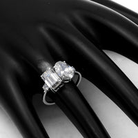 3.56 Carats Lab Grown Diamond 14K Gold Ring