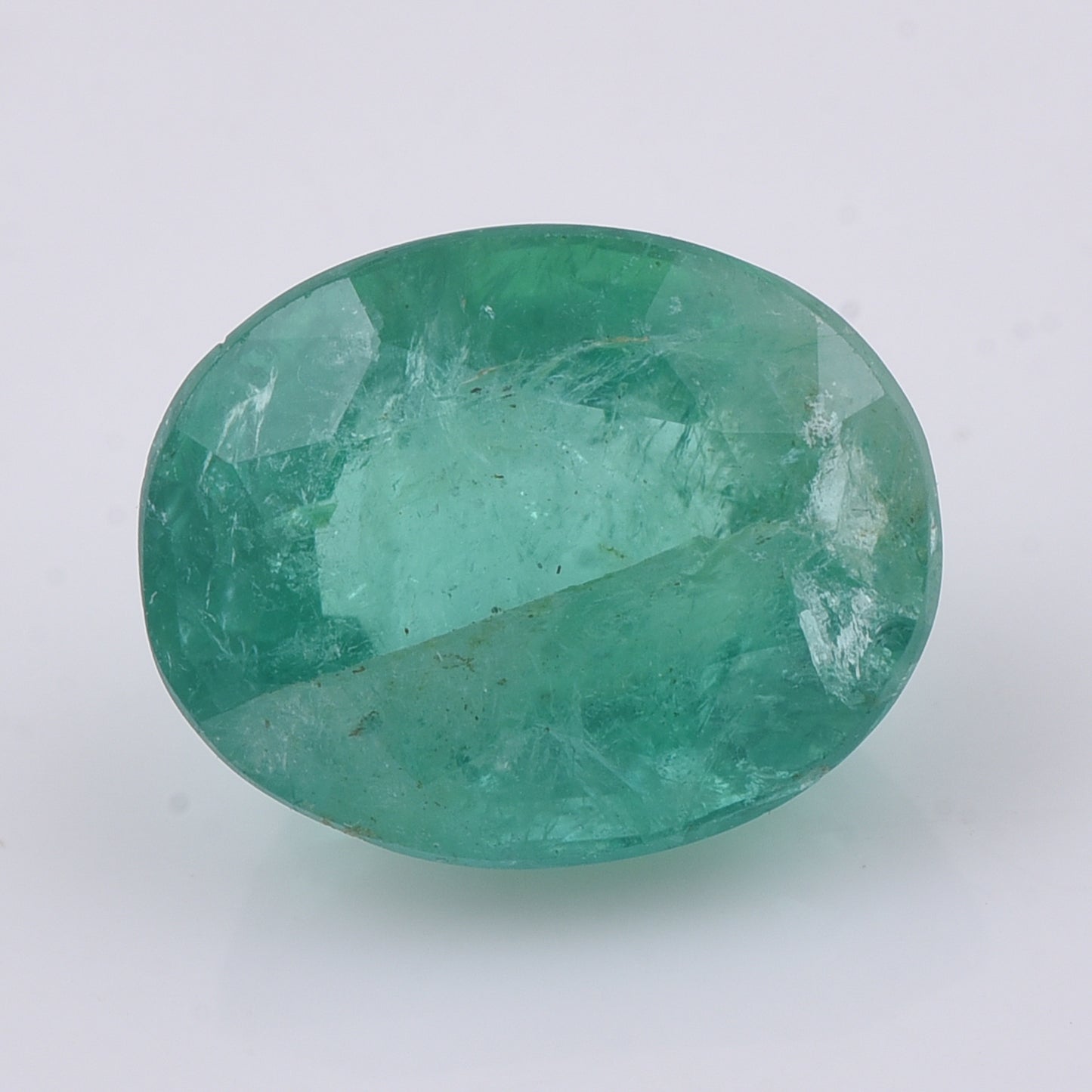 2.85 Natural Beryl Emerald Oval Mixed Cut Gemstone