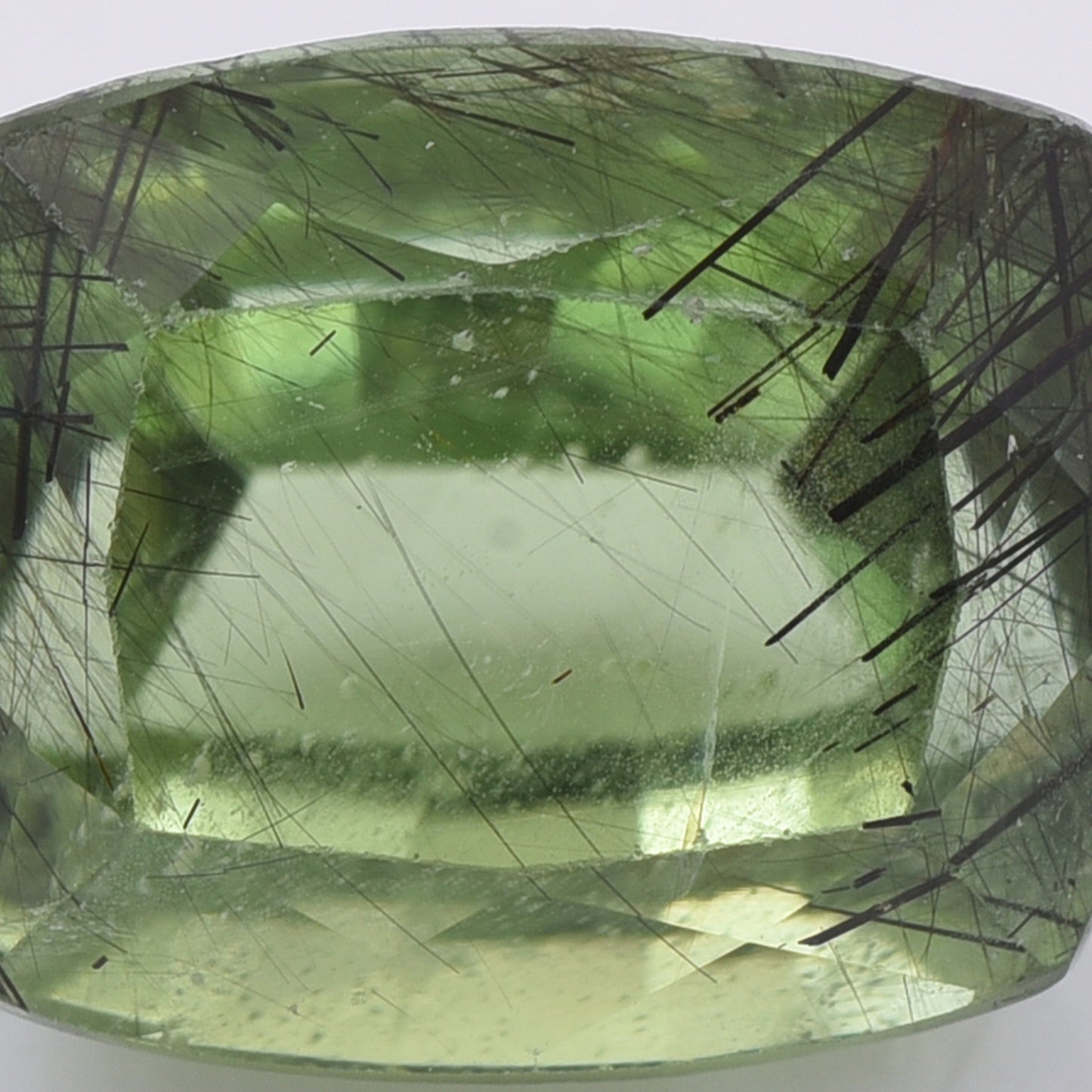 6.35 Natural Peridot Rectangular Cushion Mixed Cut Gemstone