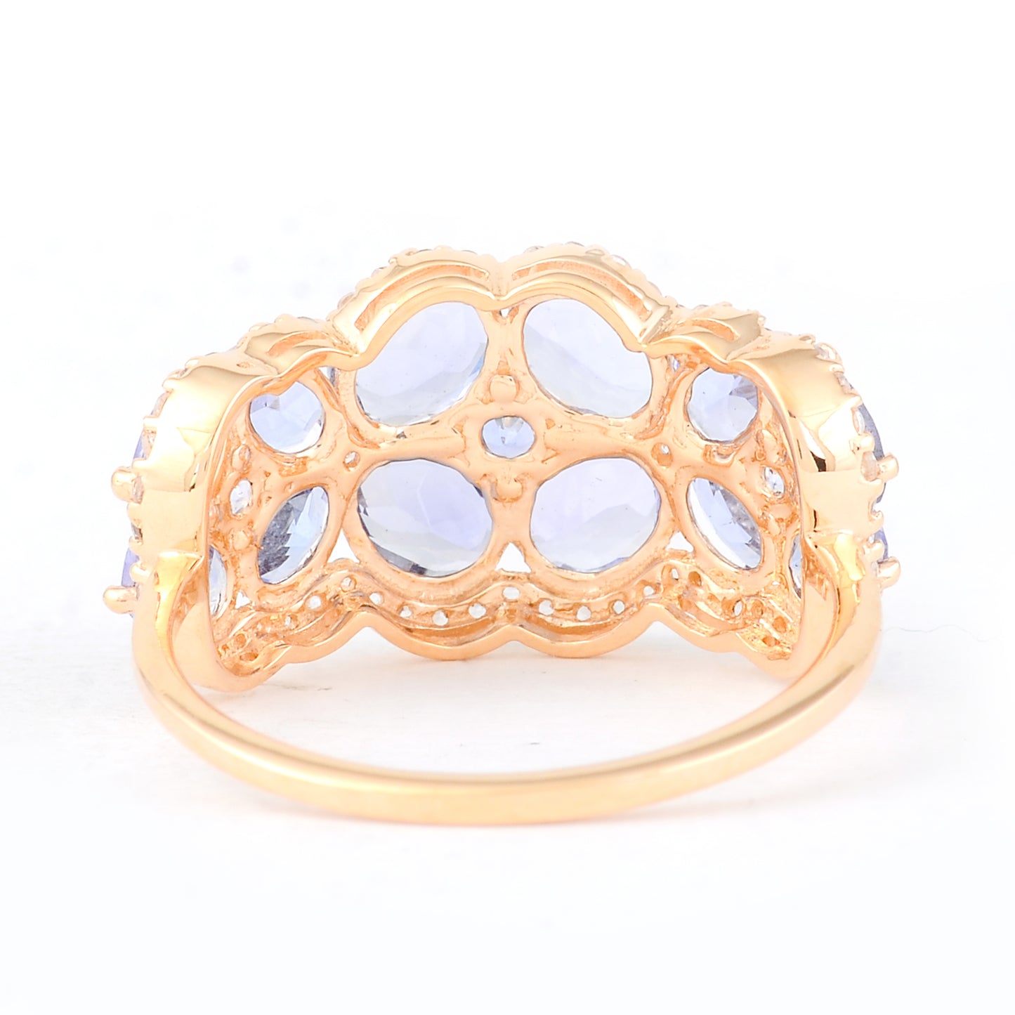 2.76 Ct Oval Tanzanite 14K Gold Ring