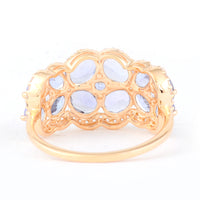 2.76 Ct Oval Tanzanite 14K Gold Ring