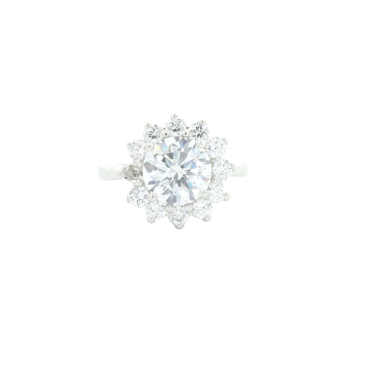 4.22 Ct Cubic Zirconia 925 Sterling Silver Ring