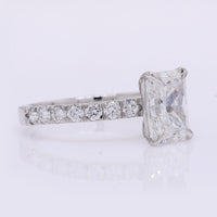2.46 Carats Lab Grown Diamond 950 Platinum Ring