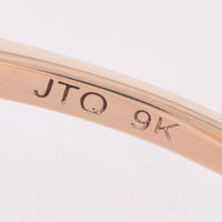 5.73 Ct Oval Pink Topaz 9K Gold Ring