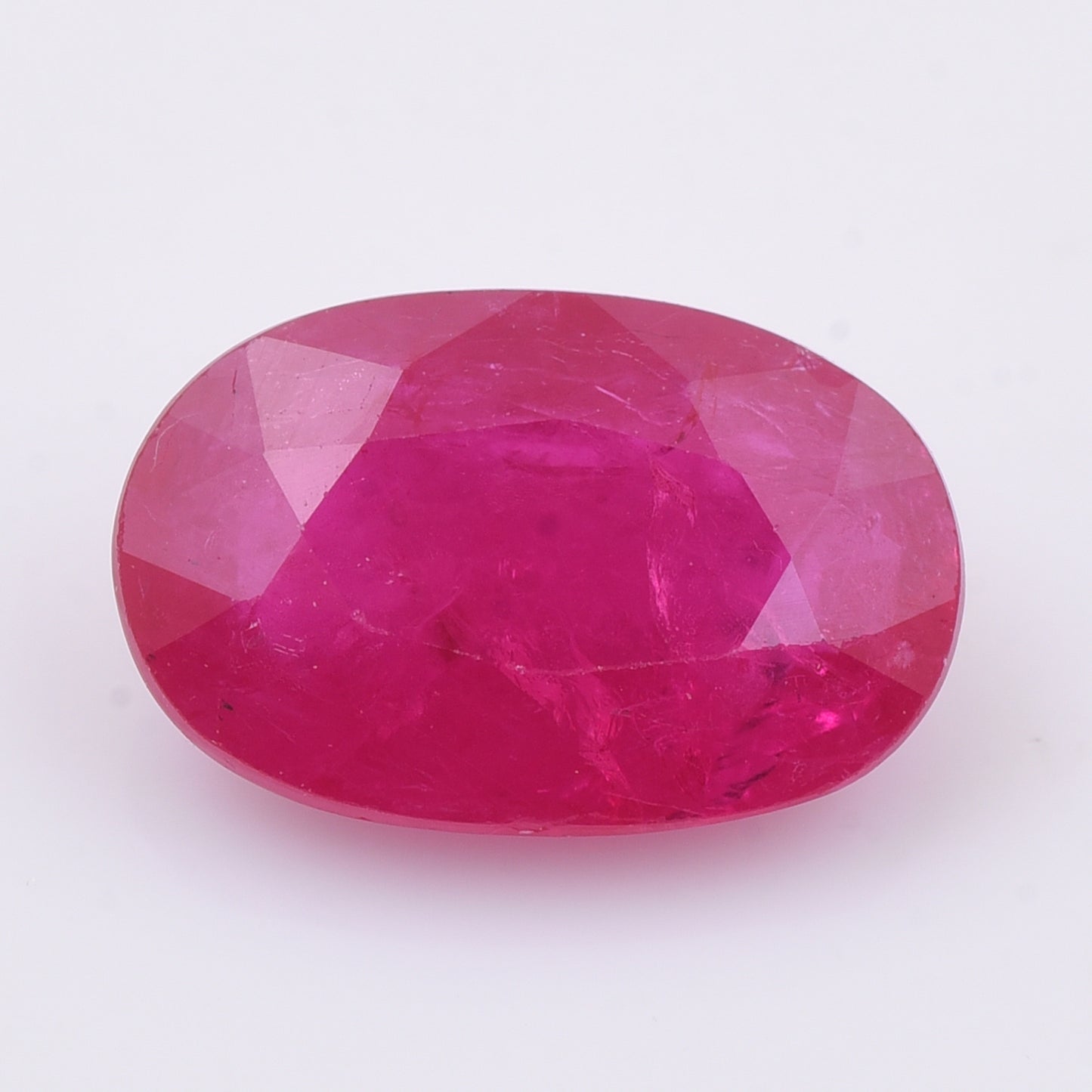 1.93 Natural Corundum Ruby Oval Mixed Cut Gemstone