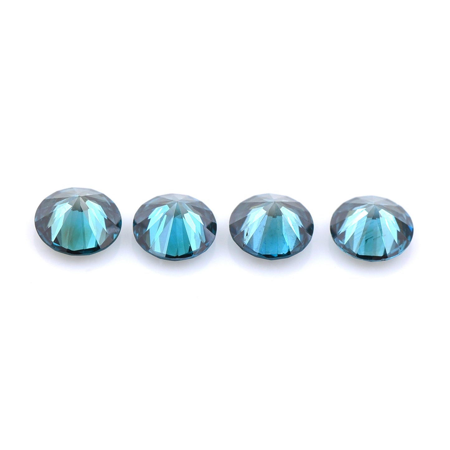 0.58 Blue Diamond Round Loose Diamond