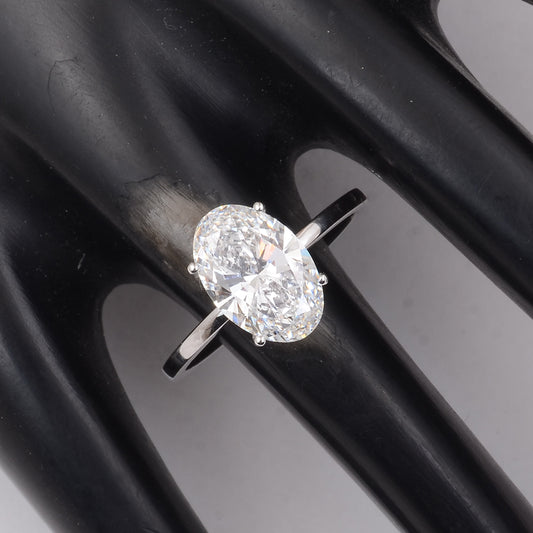 2.56 Carats Lab Grown Diamond 14K Gold Ring