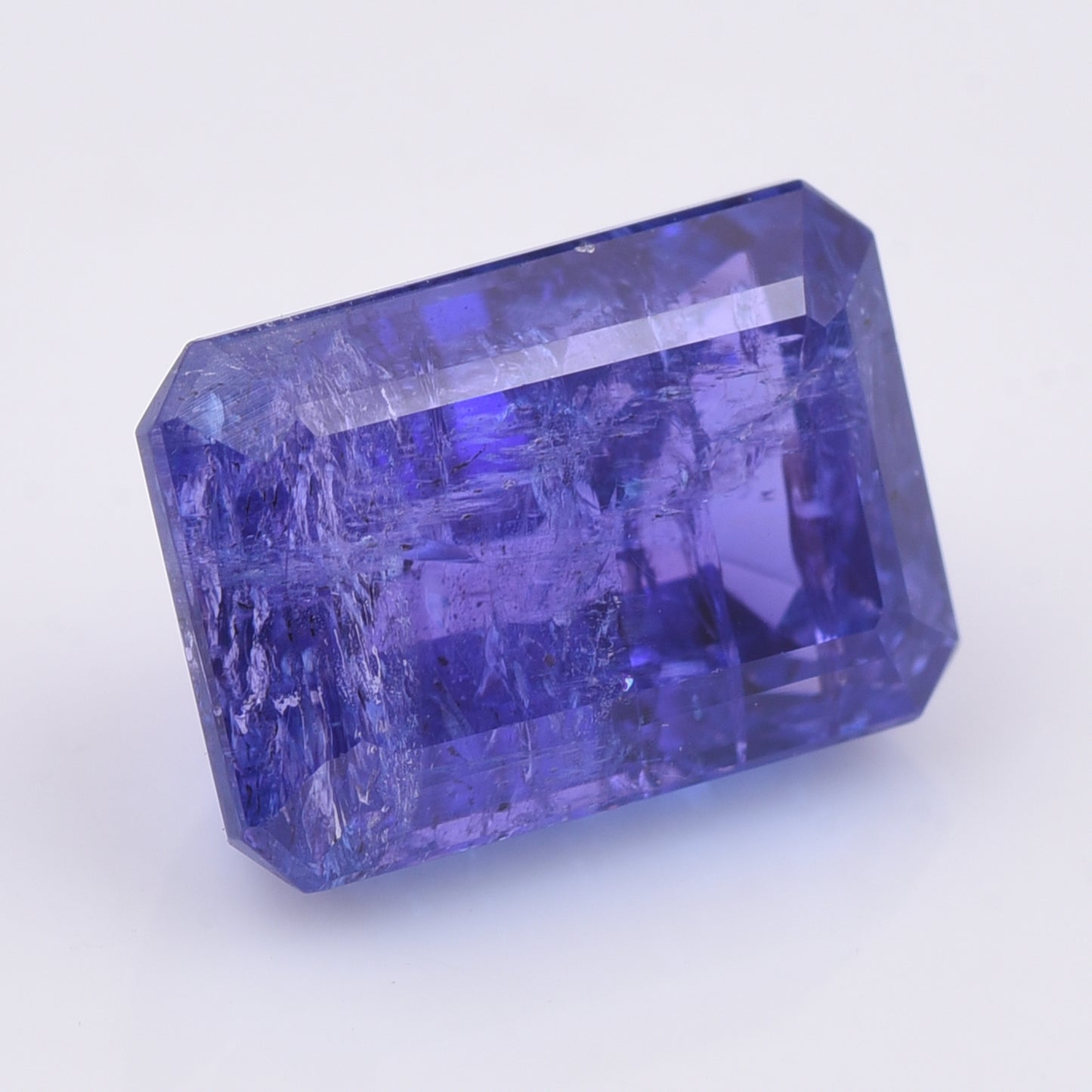 7.43 Natural Zoisite Tanzanite Emerald Cut Gemstone