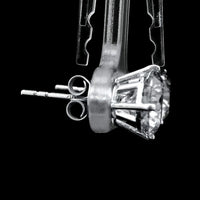 4.12 Carats Lab Grown Diamond 14K Gold Earrings