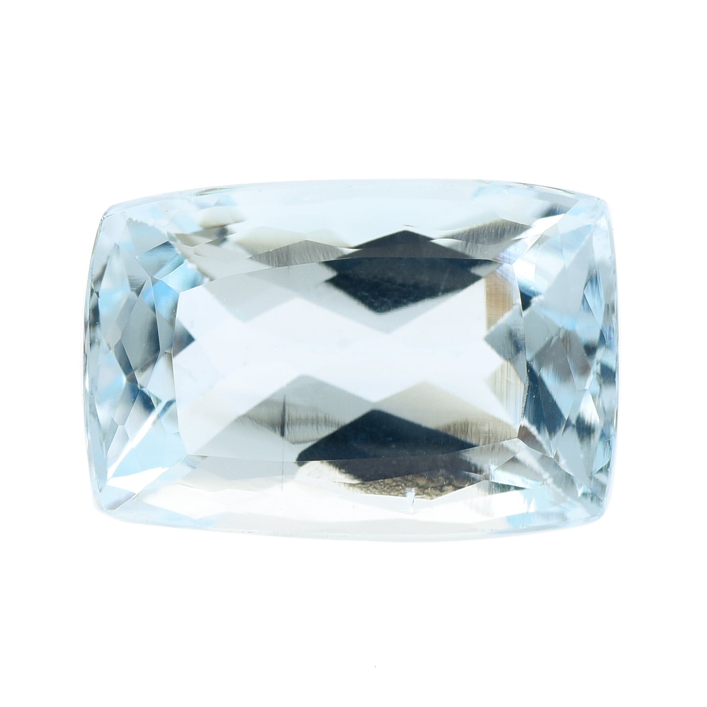 8.24 Natural Beryl Aquamarine Rectangular Cushion Mixed Cut Gemstone