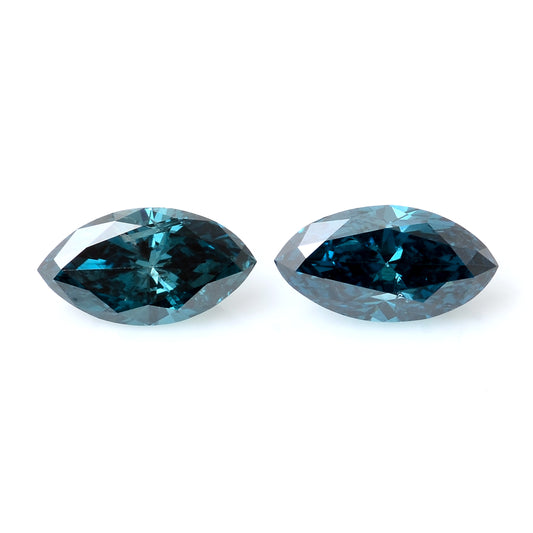 0.60 Carat Blue Diamond Marquise Loose Gemstone