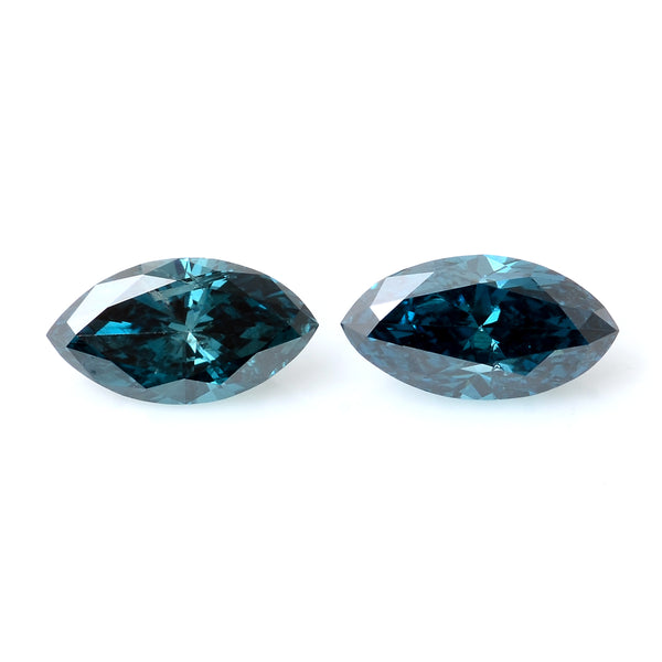 0.60 Carat Blue Diamond Marquise Loose Gemstone