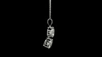 3.21 Ct Round Lab Grown Diamond 14K Gold Pendant