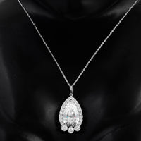 4.18 Carats Lab Grown Diamond 14K Gold Pendant