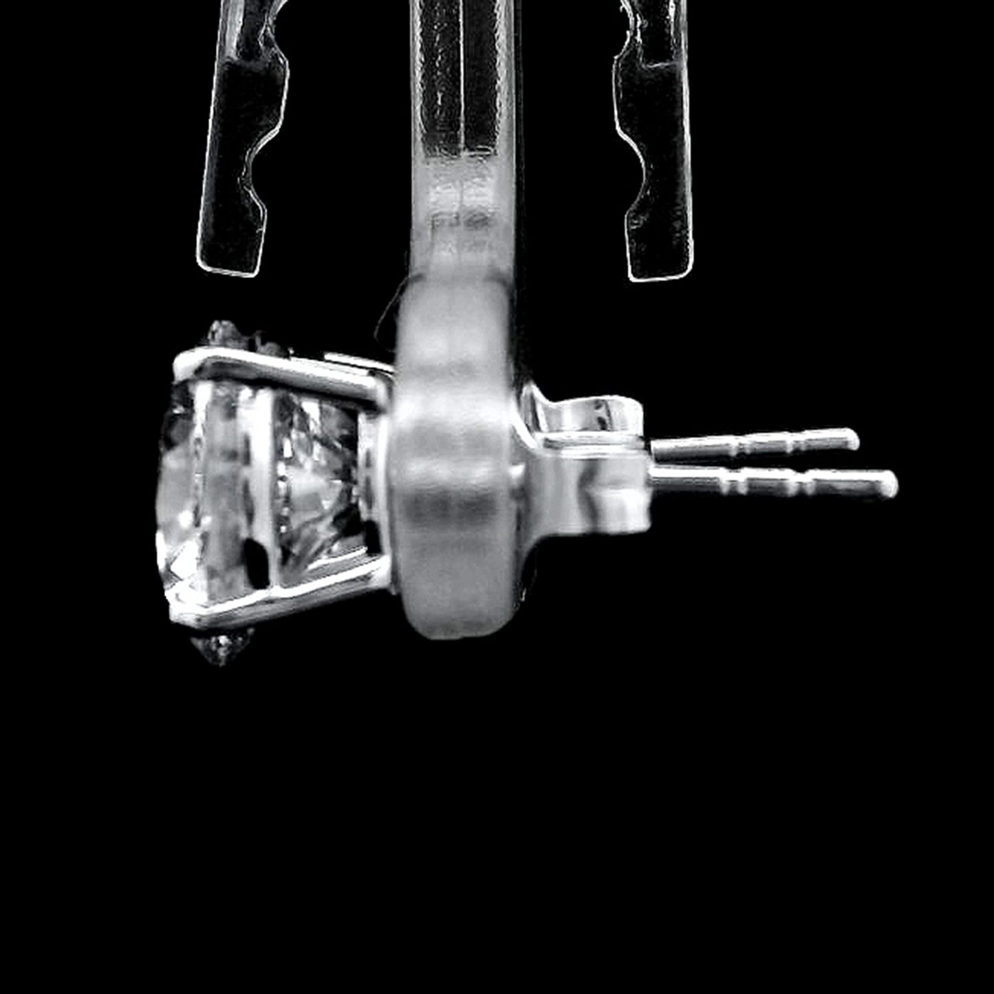 3.05 Carats Lab Grown Diamond 14K Gold Earrings