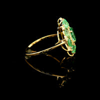 2.34 Ct Oval Emerald 14K Gold Ring