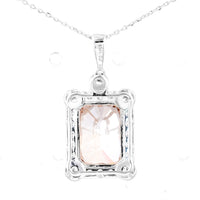 6.28 Carats Pink Lab Grown Diamond 14K Gold Pendant