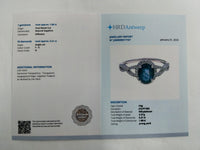 2.09 Ct Oval Mixed Cut Natural Sapphire 950 Platinum Ring