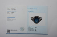 2.73 Ct Oval Mixed Cut Natural Sapphire 14K Gold Ring