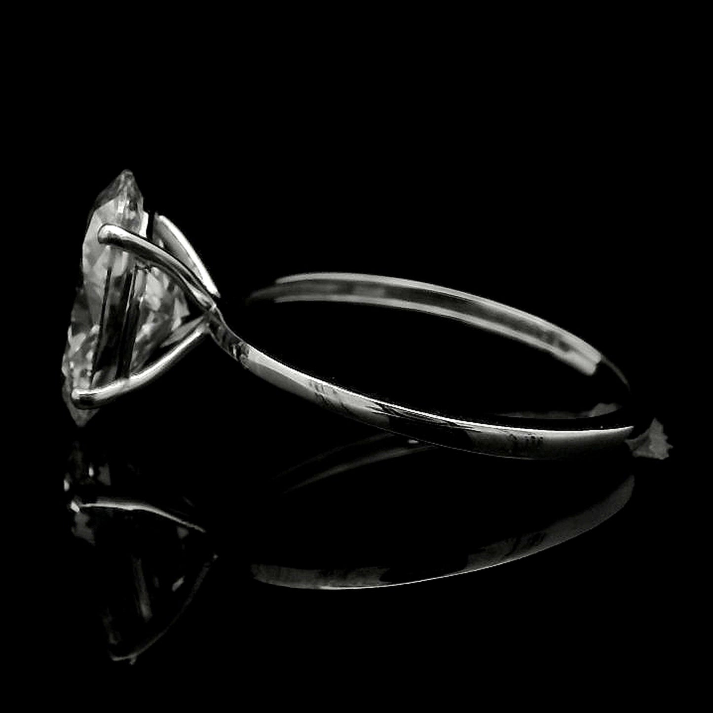 2.98 Carats Lab Grown Diamond 14K Gold Ring