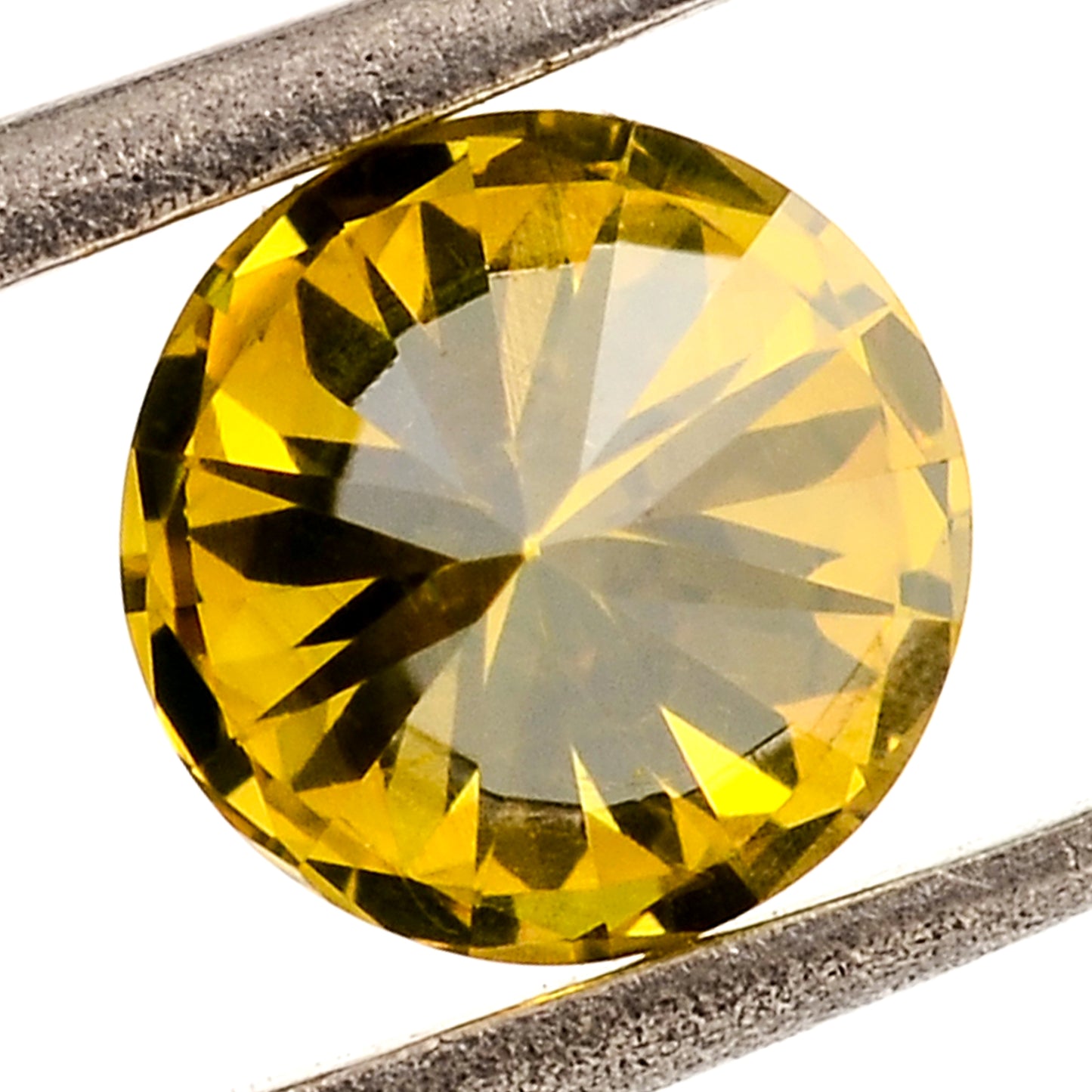 0.60 Yellow Diamond Round Loose Gemstone