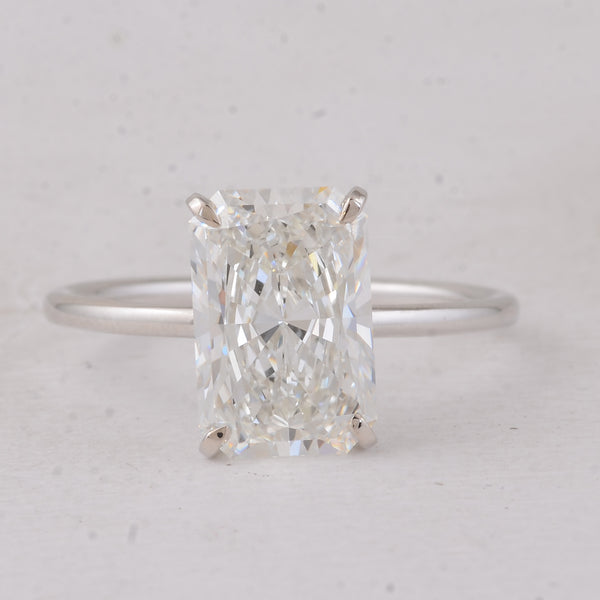 3.31 Carats Lab Grown Diamond 14K Gold Ring