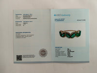 2.14 Ct Marquise Mixed Cut Natural Emerald 14K Gold Ring