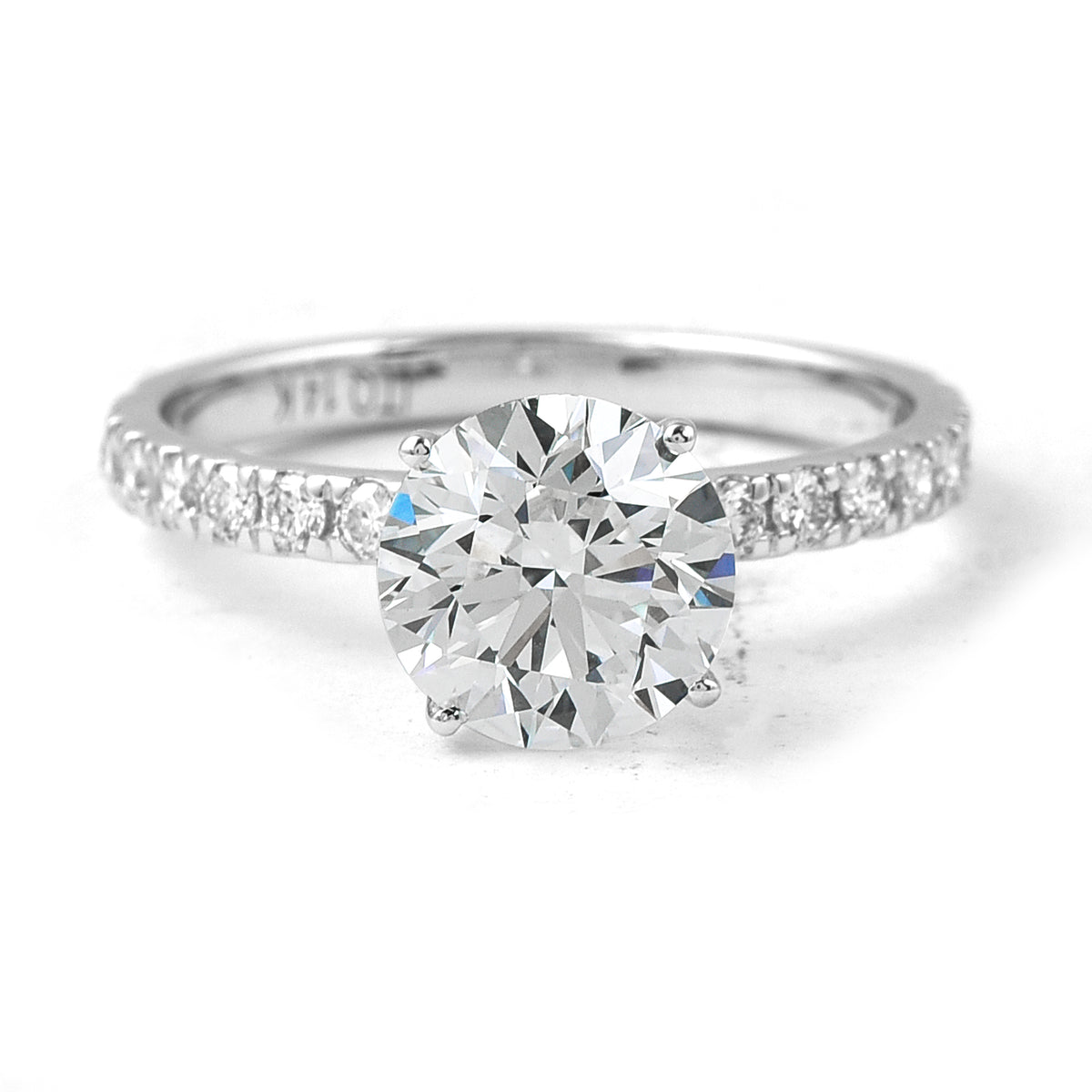2.34 Carats Lab Grown Diamond 14K Gold Ring