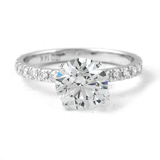 2.34 Carats Lab Grown Diamond 14K Gold Ring