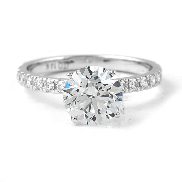 2.34 Carats Lab Grown Diamond 14K Gold Ring