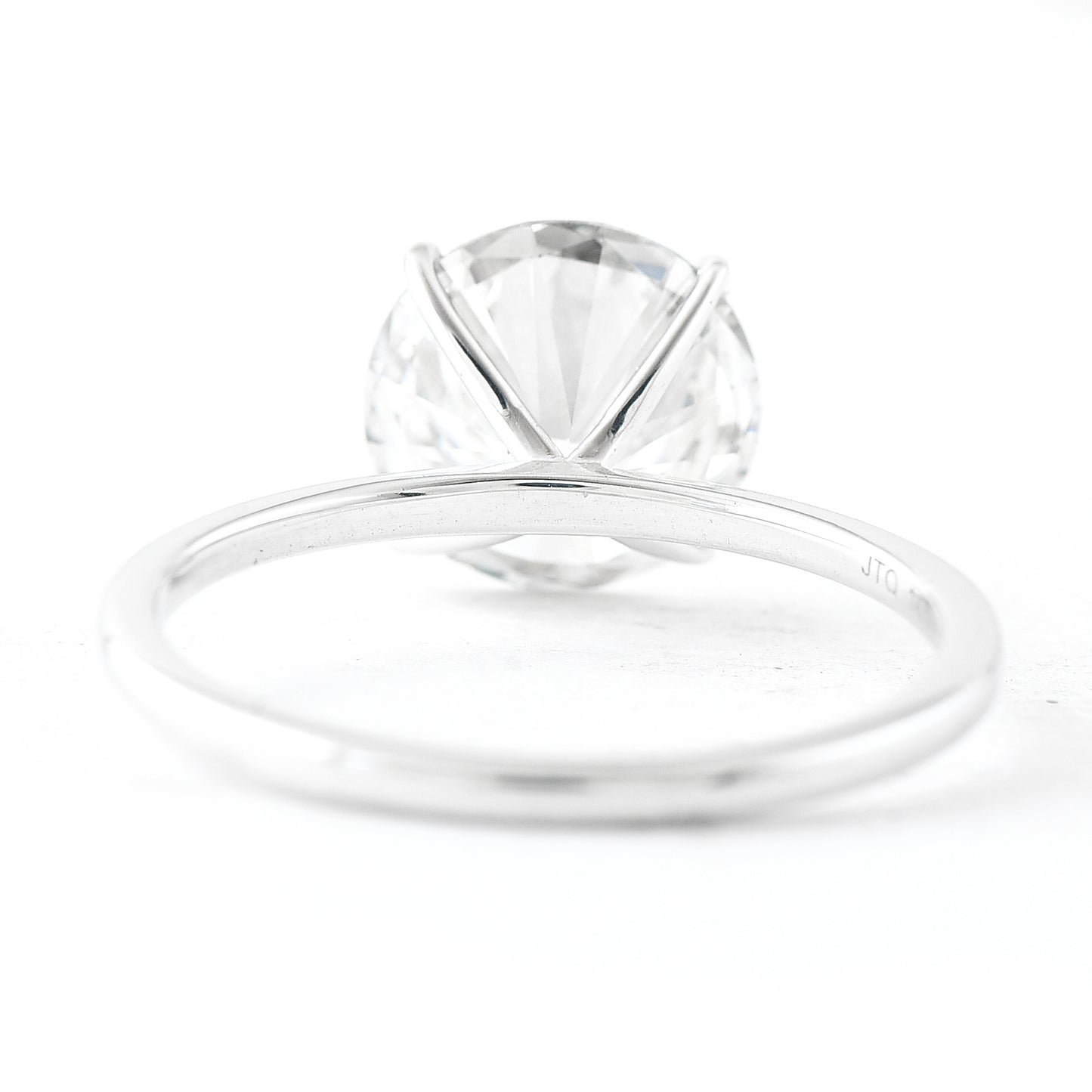 3.06 Carats Lab Grown Diamond 14K Gold Ring