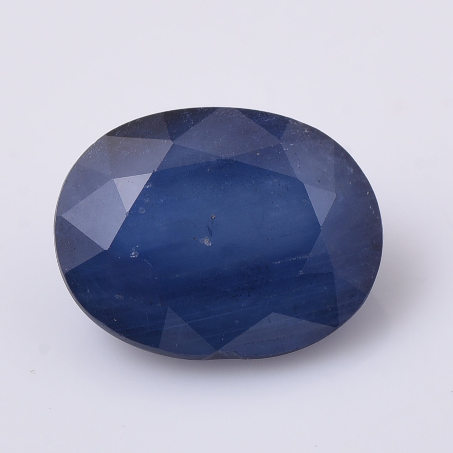 3.17 Natural Corundum Sapphire Oval Mixed Cut Gemstone